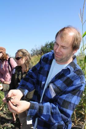 Brian in wetlands