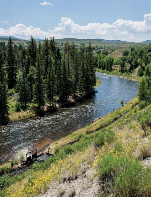 Colorado is the headwaters state for the Colorado River, seen here near Byers Canyon, about 45 air miles west of Boulder, Colo.