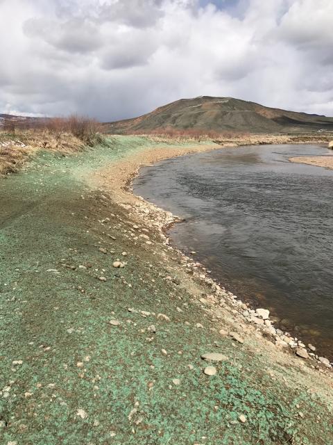 Restoration work along the Colorado River reestablished a riverbank more conducive to irrigation access.