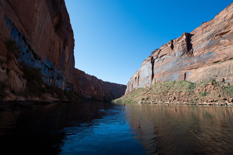 Colorado River, downstream from Glen Canyon Dam in northern Arizona.