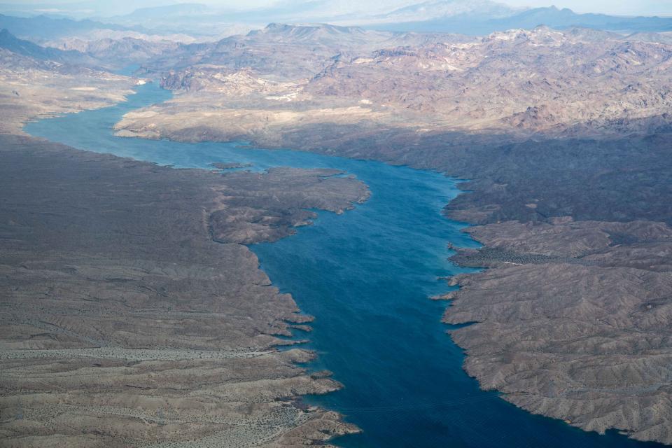 Aerial view of the lower Colorado River