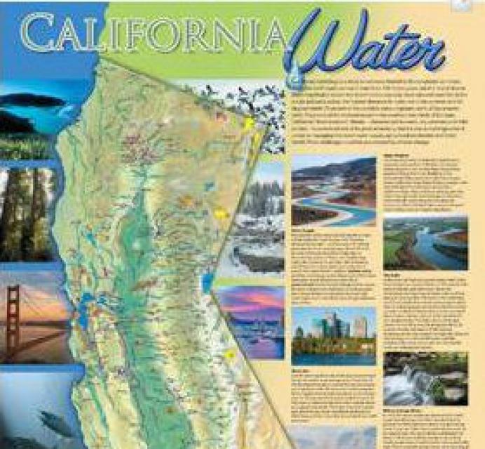 image of California water map.