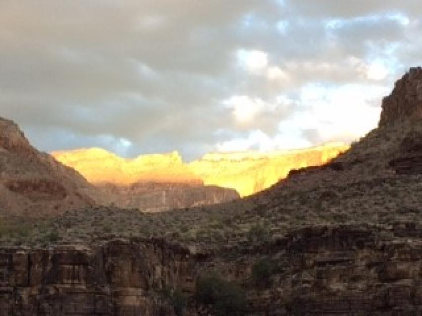 The interplay between sunlight and rock in the Grand Canyon is awe-inspiring.
