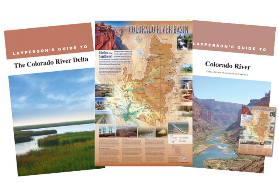 Colorado River bundle, which includes two Layperson Guides and a map of the Colorado River Basin.