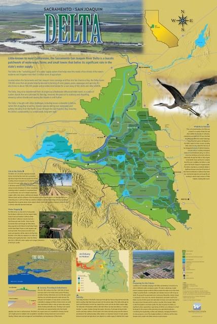 Image of the Sacramento-San Joaquin Delta Map