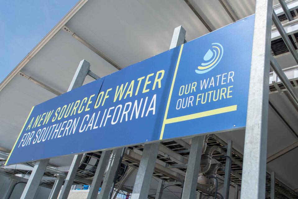 Metropolitan Water District's advanced water treatment demonstration plant in Carson. 