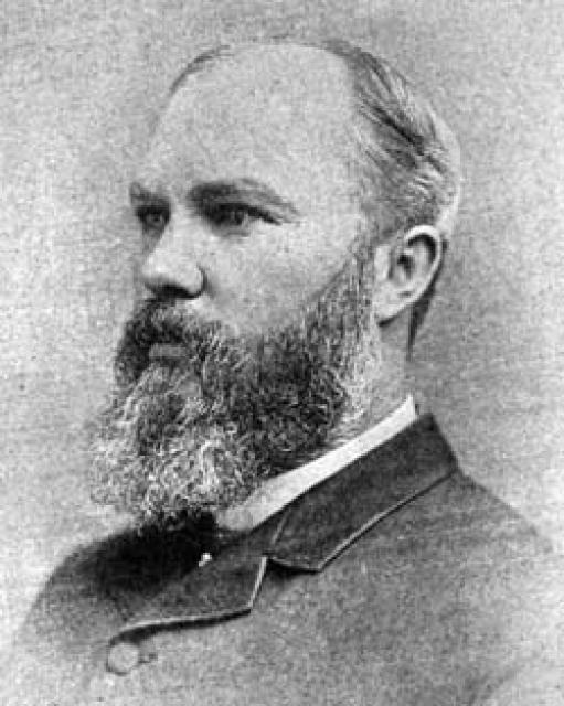 Image is a historical photograph of George Chaffey. 