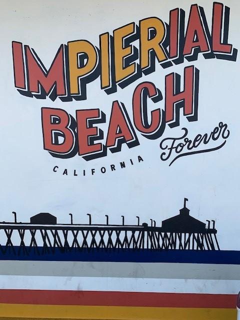 Poster for Imperial Beach, California, near the U.S.-Mexico border..