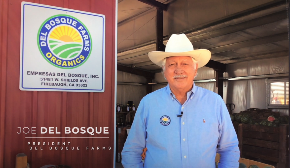 Photo of Joe Del Bosque on the Central Valley Tour
