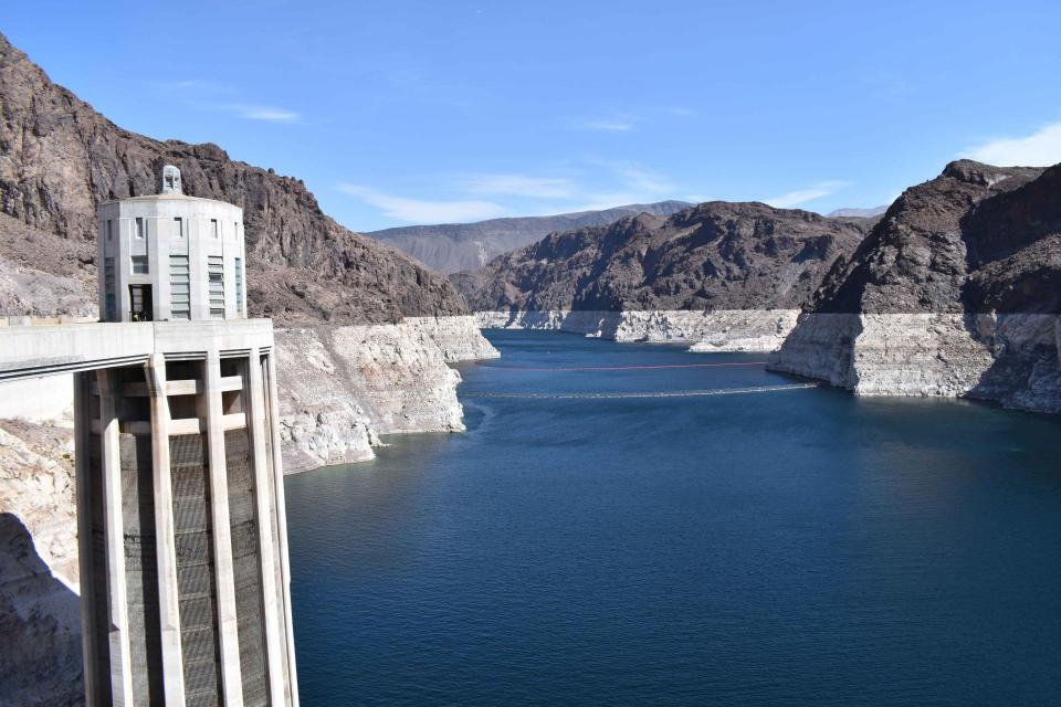 Lake Mead as seen from Hoover Dam