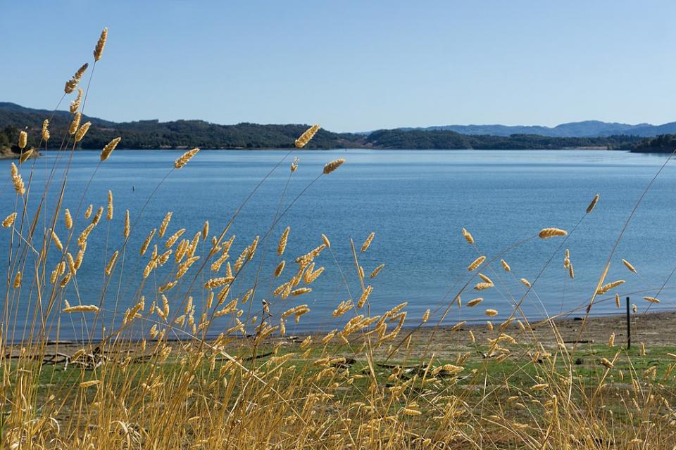 Lake Mendocino in Sonoma County. 