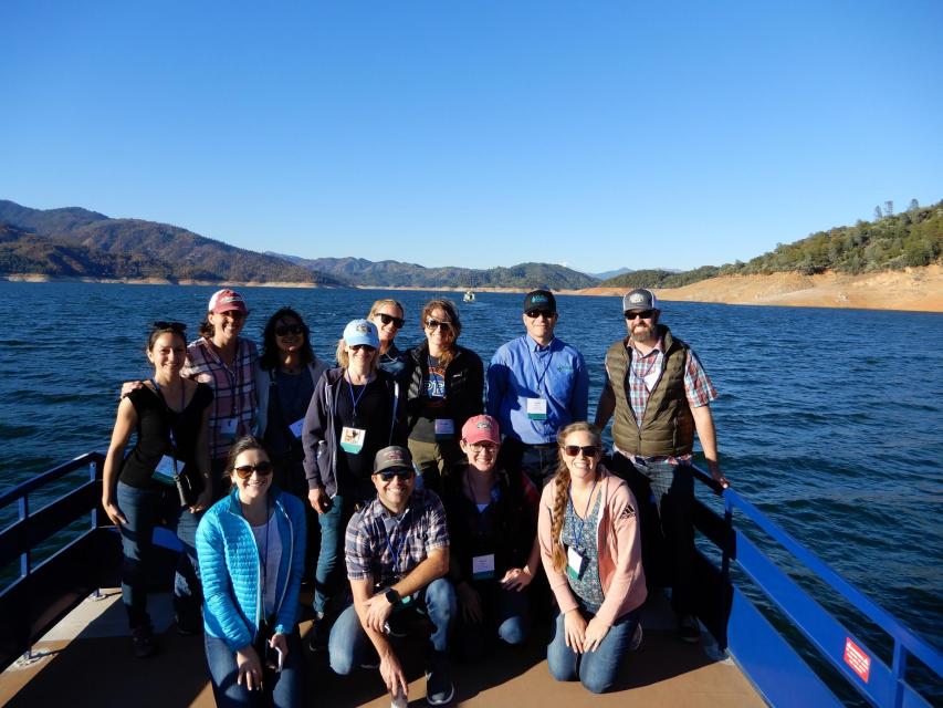A boat ride on Lake Shasta, one of the stops on the Northern California Tour. 