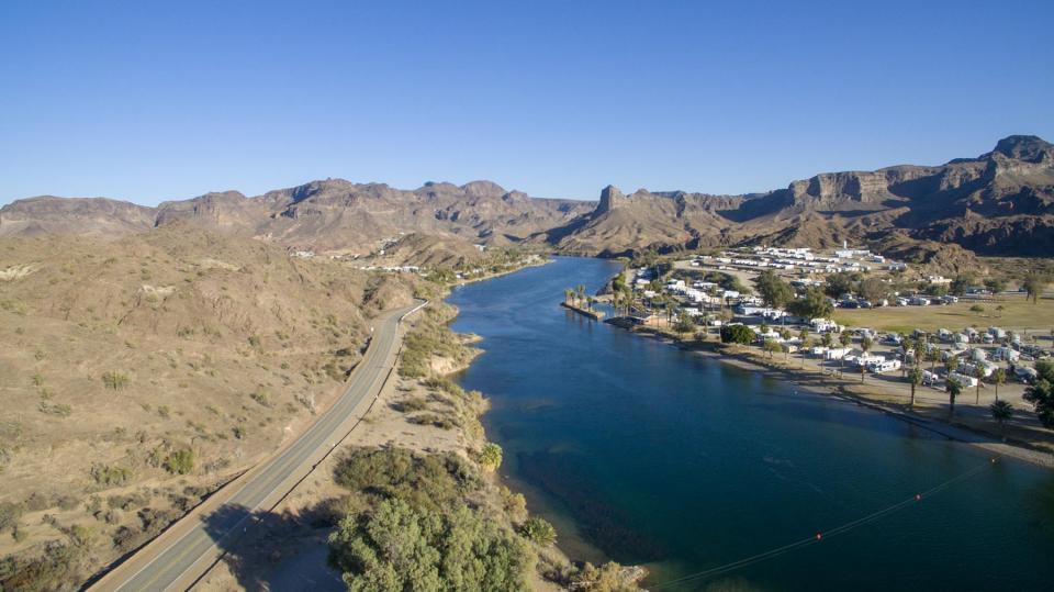 Parker Arizona along the Colorado River 