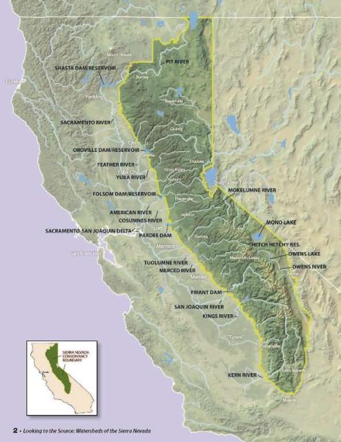 Sierra Nevada watersheds