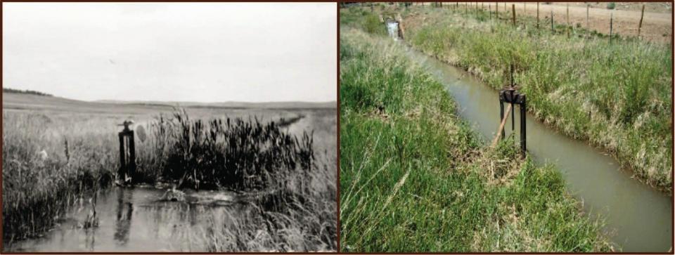 Antiquated irrigation technology on the Southern Ute Reservation in Colorado