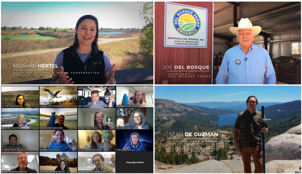 photo of Northern California water tour participants and speakers.