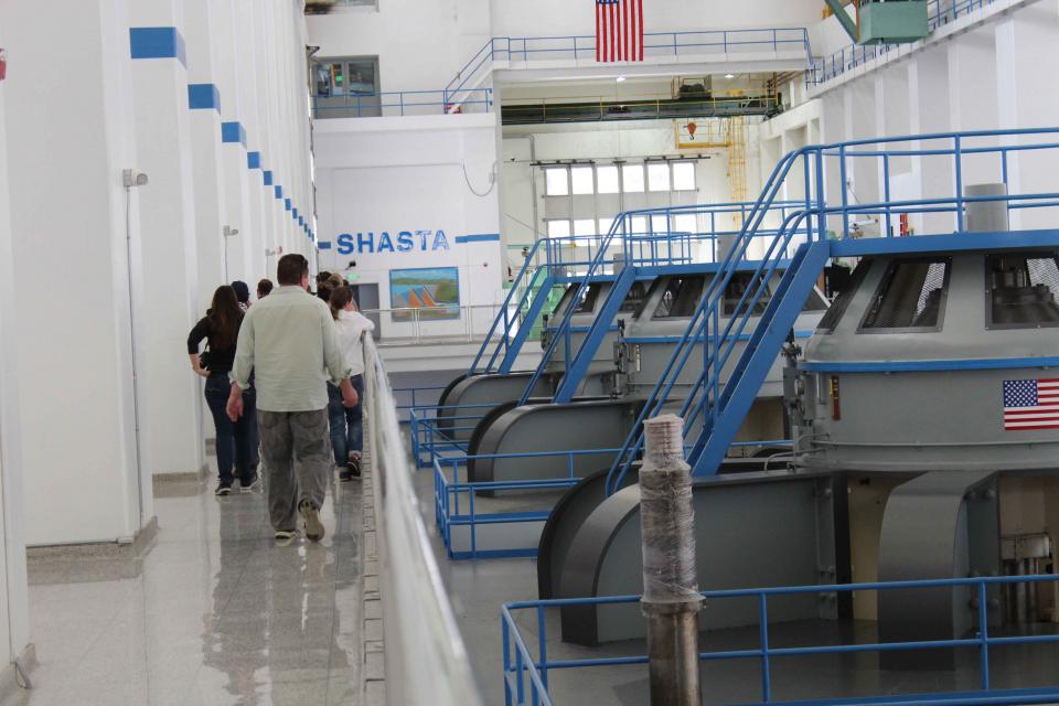 Interior of Shasta Dam