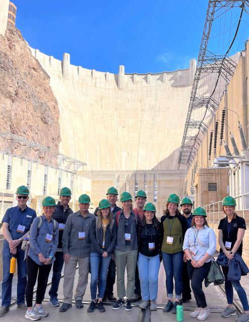 The 2022 Colorado River Water Leaders class at Hoover Dam during our Lower Colorado River Tour.