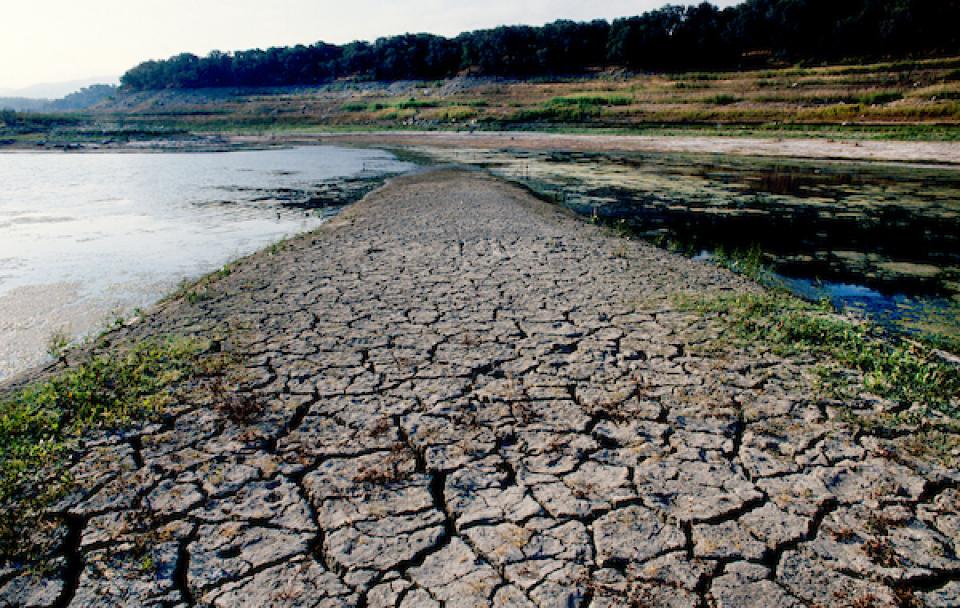 Lake Cachuma in drought