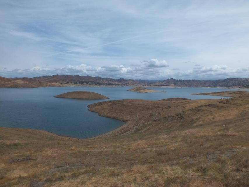 Millerton Lake behind Friant Dam near Fresno