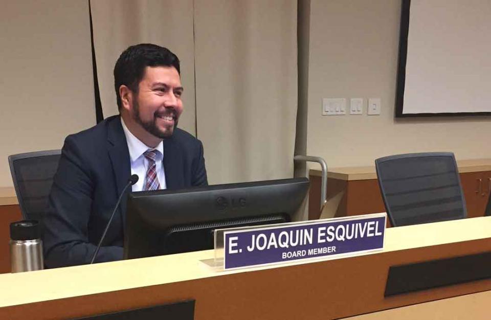 State Water Resources Control Board member E. Joaquin Esquivel