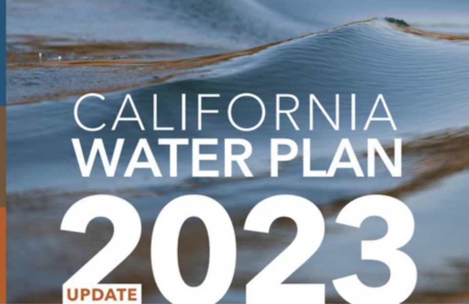 Cover page of draft California Water Plan Update 2023