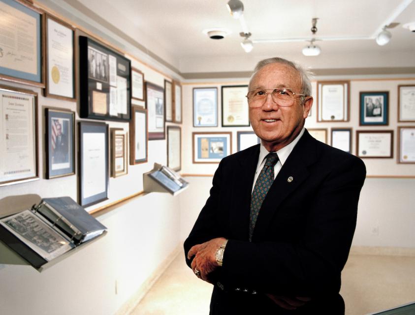 William R. "Bill" Gianelli, former director of the California Department of Water Resources and second president of the Water Education Foundation's board of directors. 