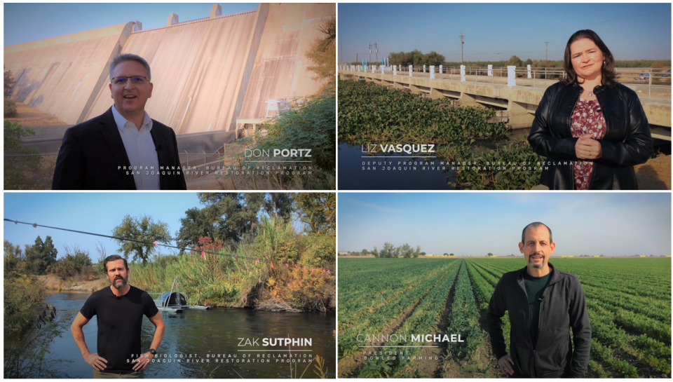 Speakers on the Foundation's Dec. 10 San Joaquin River Restoration Tour.