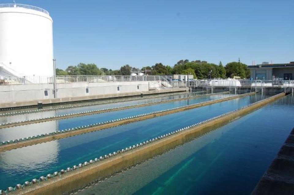 A water treatment plant