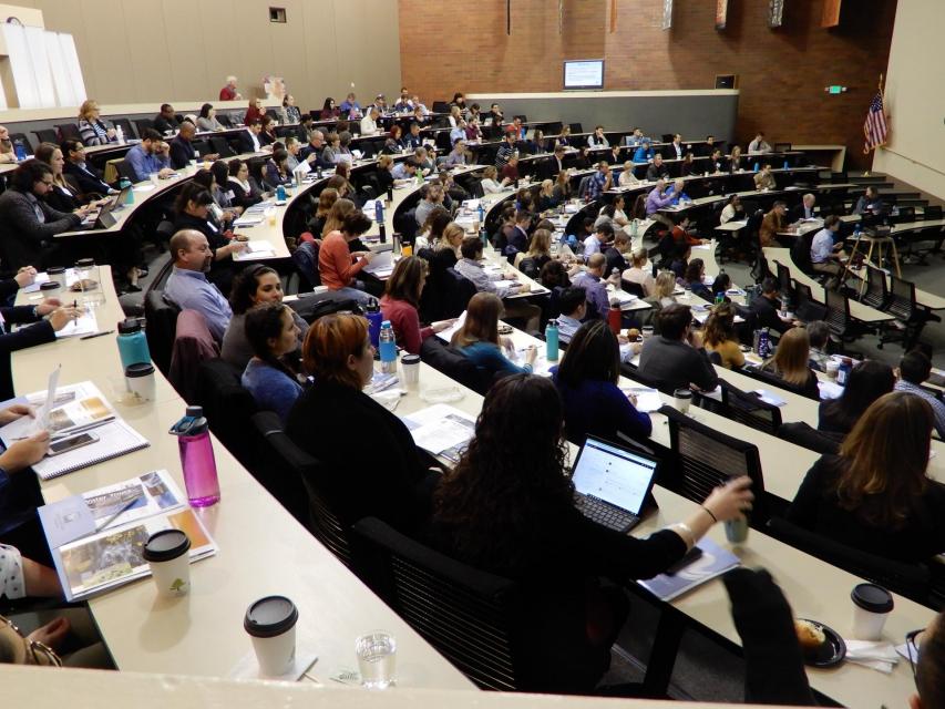 Attendees listening to presentations at the 2019 Water 101 workshop.